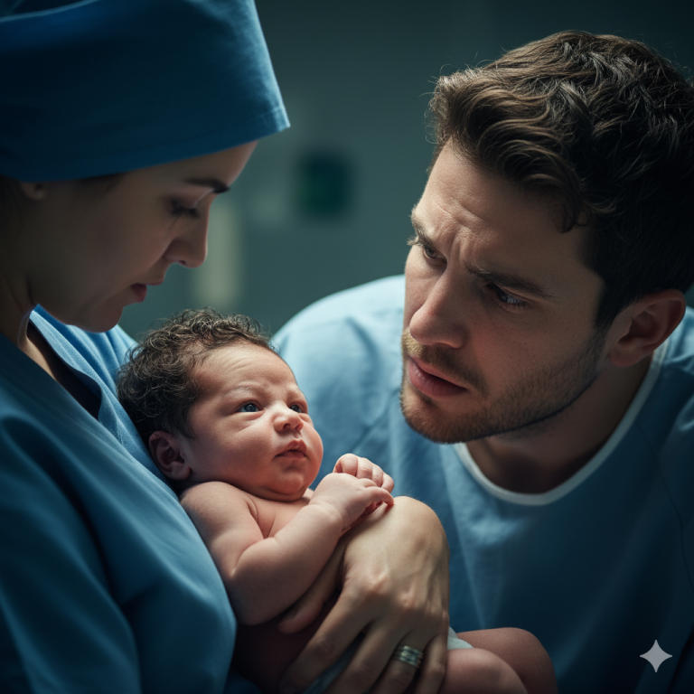 Un hombre expulsa a su esposa por la apariencia de su bebé y, 10 años después, descubre la impactante verdad.