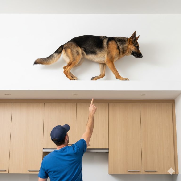 Últimamente, mi perro no dejaba de subirse a los gabinetes de la cocina y de gruñir con fuerza.