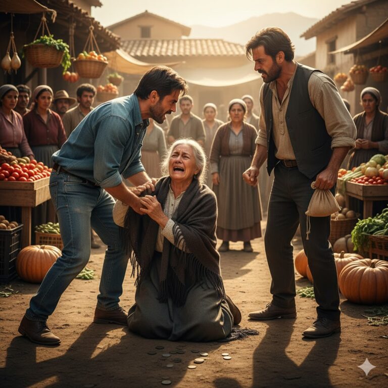 “Al ver a su antigua amiga siendo maltratada por su esposo al regresar al pueblo,