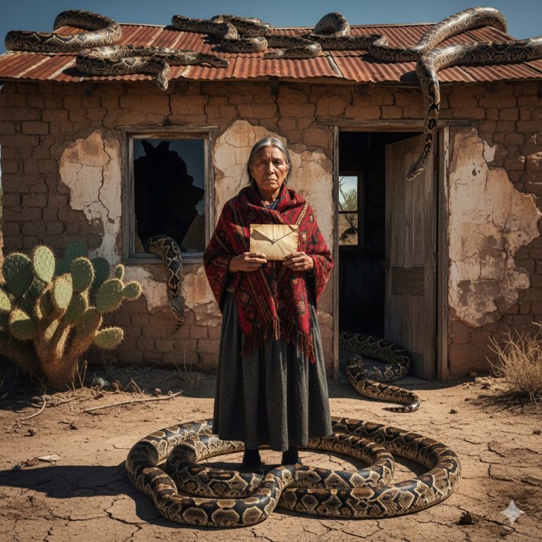 A La viuda pobre compró un rancho por 10 pesos — Se heló al ver que la casa estaba llena de serpientes..