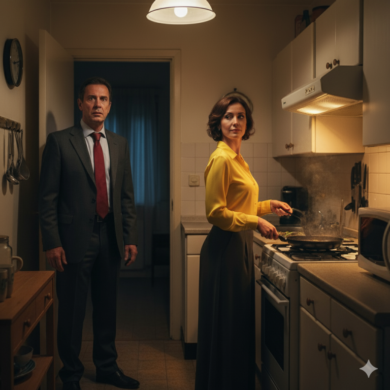 Ramírez regresó decidido: esa noche confesaría a su esposa que la dejaría por otra mujer. Esperaba lágrimas, gritos, un escándalo… pero Clara, apodada “la Fría”, lo recibió con una calma que heló la sangre. Ella ya sabía mucho más de lo que él podía imaginar.