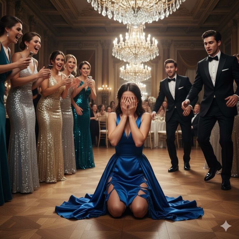 La familia de su marido la obliga a desnudarse en público para humillarla,