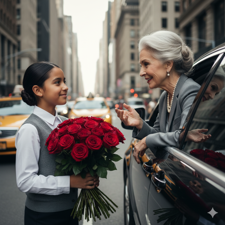 ANCIANA RICA ENCONTRÓ NIÑA POBRE EN LA CALLE — CUANDO VIO SU COLLAR, SE DESPLOMÓ