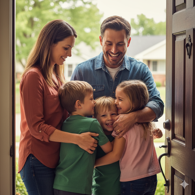 Abandoné a mi esposa y a mis hijas porque no eran los hijos que quería. Pero cuando finalmente regresé, las palabras de mi hijo me destrozaron.