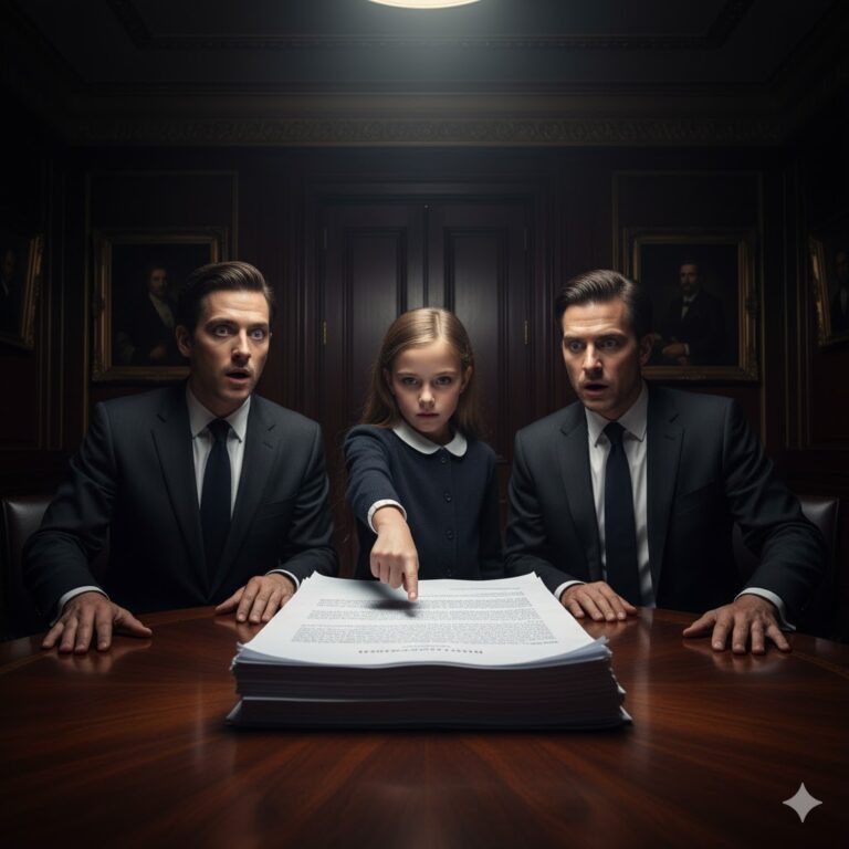 No entendía una palabra del contrato, pero la hija de la limpiadora sí…