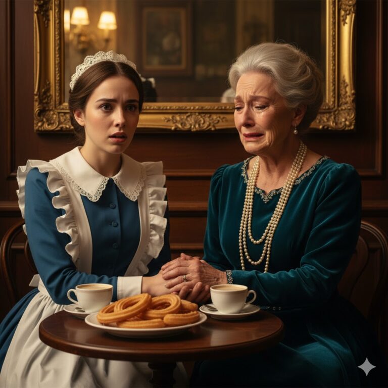 “¿De Dónde Sacaste Eso?” – Abuela Millonaria Lloró Al Ver El Collar De Una Camarera..