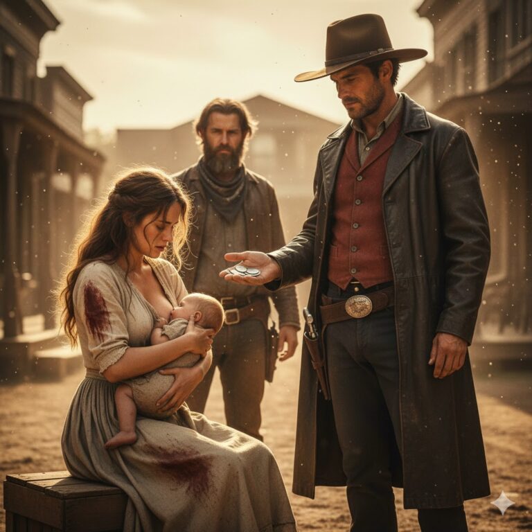 Fue vendida justo después de dar a luz, creyó que su vida había terminado… hasta que aquel hombre entró y pagó por ella