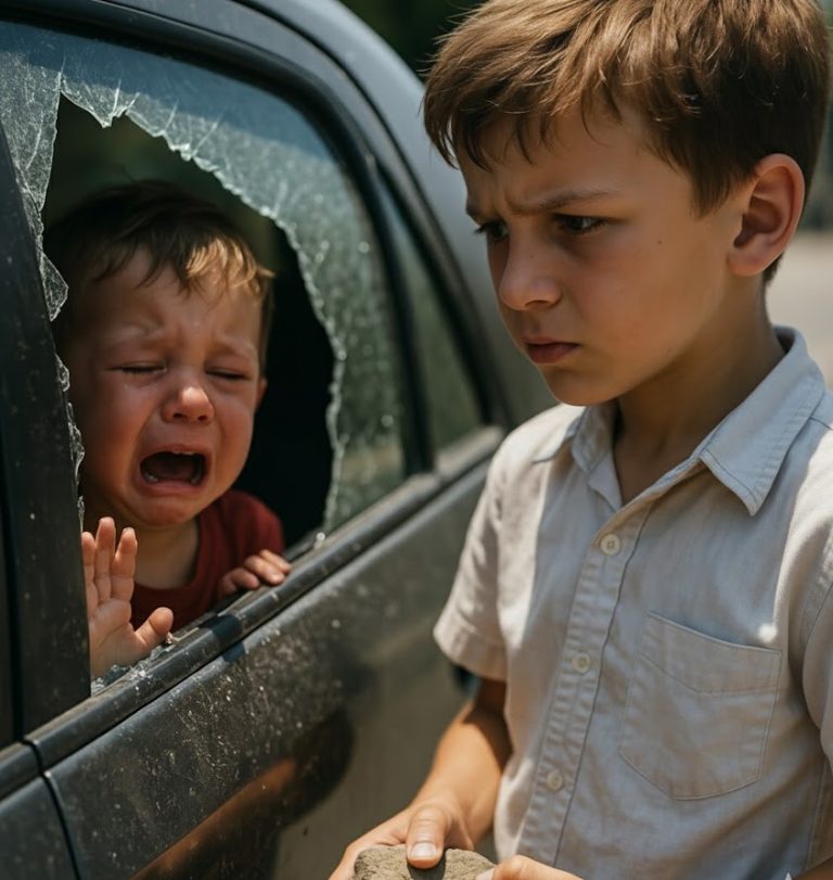 Un niño de ocho años ayudó a rescatar a un pequeño atrapado en un coche cerrado, llegó tarde a clases y lo regañaron… pero pronto ocurrió algo inesperado