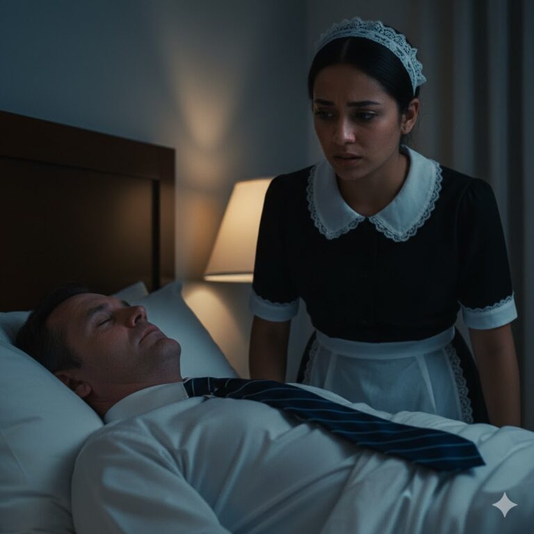 El millonario fingió dormir para poner a prueba a su tímida empleada doméstica, pero cuando abrió los ojos y vio lo que ella hacía, su corazón se detuvo…