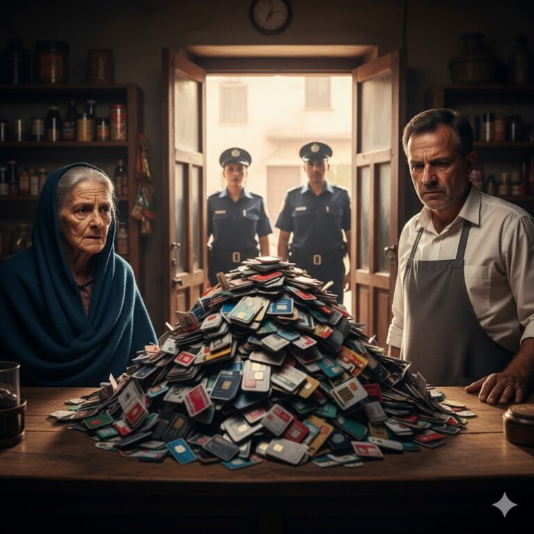 “Una anciana de 85 años que vivía sola en el barrio compraba más de 20 tarjetas SIM cada semana. Al notar algo extraño, el dueño de la tienda llamó a la policía…