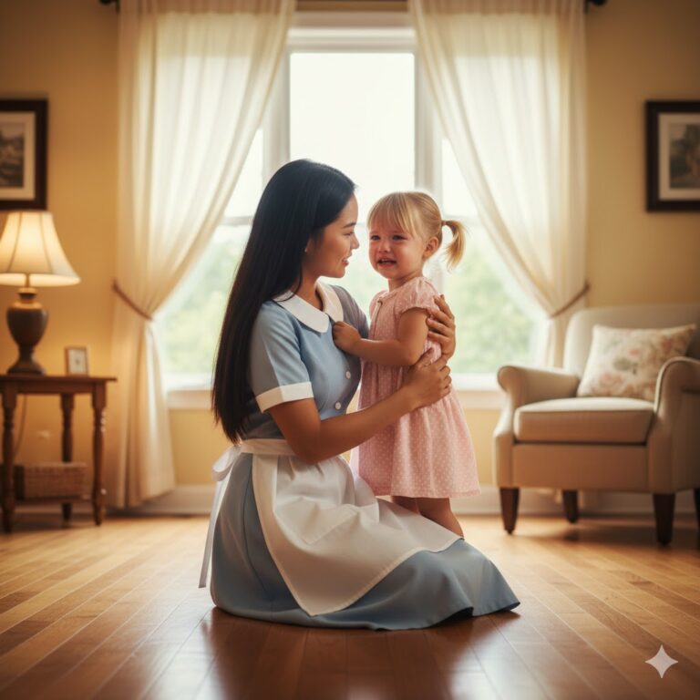“Me pagaban por limpiar su casa… pero terminé limpiando las heridas de su hija”