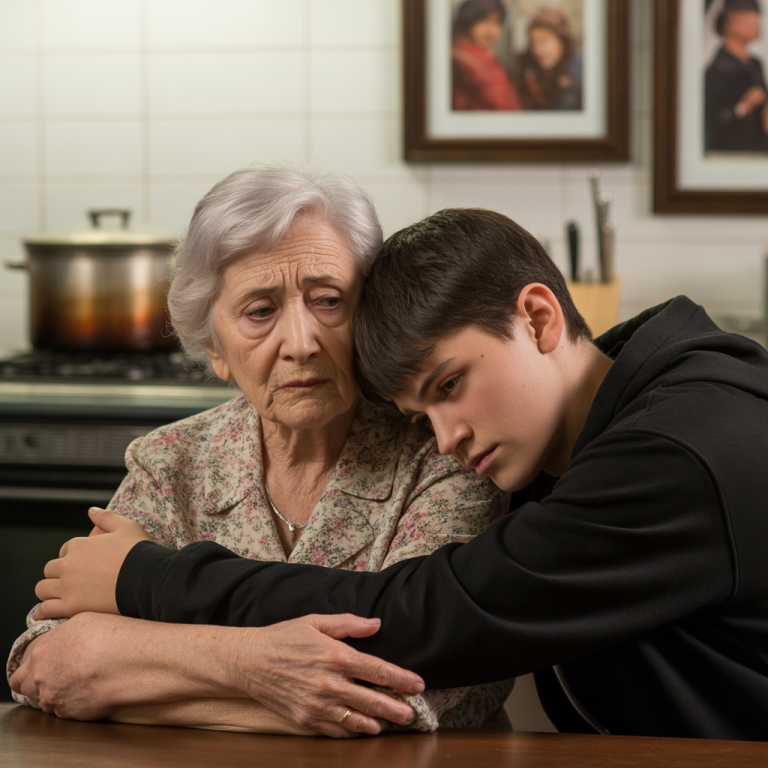 El ladrón y la abuela