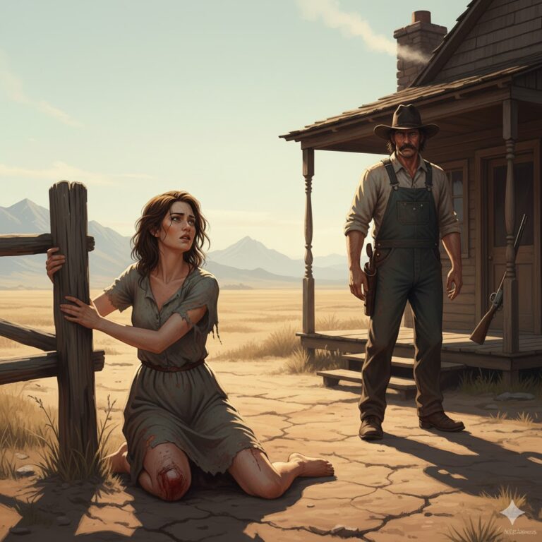 “Quítatelo… por favor,” suplicó ella.El ranchero se quedó helado.Y entonces…