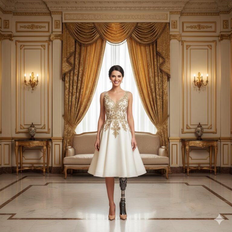 Me pidieron que no mostrara mi prótesis en la boda”