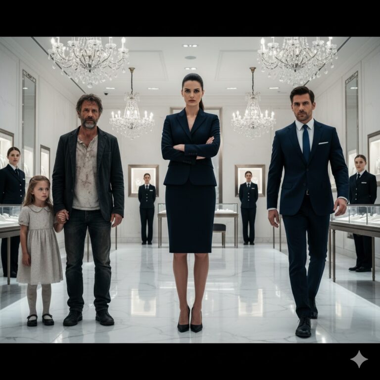 Un padre soltero pobre entró en una tienda de lujo. Todos rieron hasta que salió el dueño…