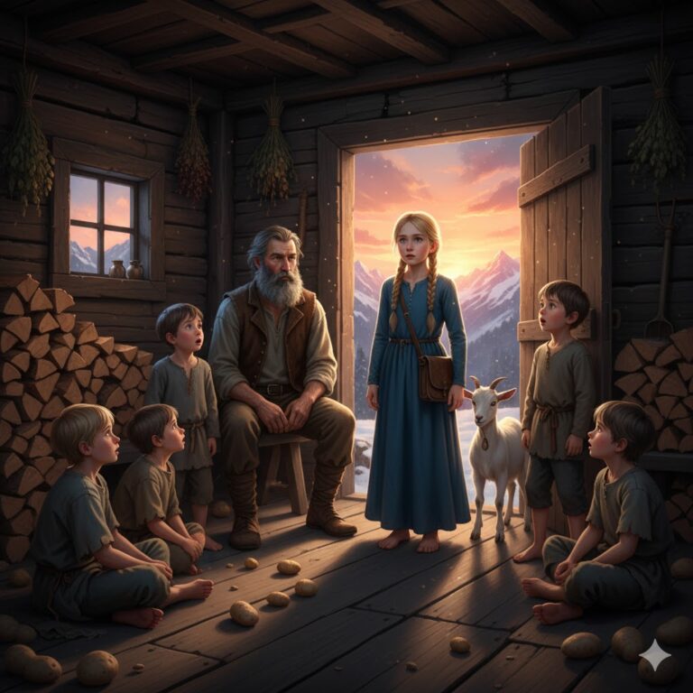 Ninguna mujer aguantó **ni un día con los cinco hijos del hombre de la montaña**,