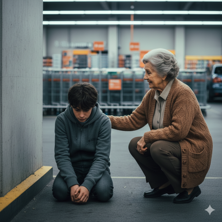 “En un barrio donde el hambre era tan común como el sol de mediodía, un niño de catorce años fue atrapado robando mandarinas en un supermercado. Lo que parecía un simple acto de necesidad, desató una cadena de eventos que cambiaría su vida para siempre. Una mujer mayor, con más coraje que años vividos, decidió ofrecerle algo inesperado: no castigo, sino pan, libros y una oportunidad de esperanza. Lo que comenzó con un gesto pequeño, pronto se convirtió en un milagro silencioso que transformó a toda una comunidad. ¿Qué harías tú si tu acto de bondad pudiera cambiar el destino de un niño para siempre?”