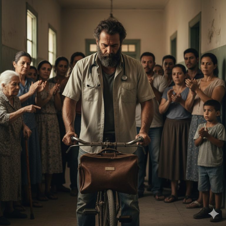 Le decían indigente… sin saber que con su bicicleta y su corazón curaba a todo un pueblo