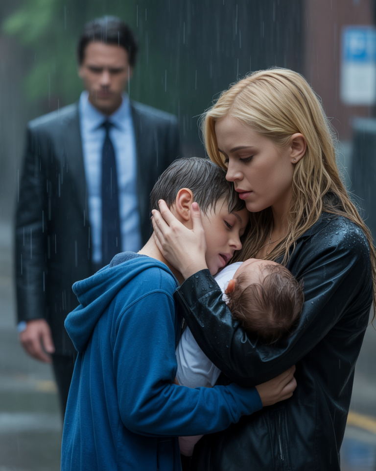 “Y no llores, mi amor, ya pasó”, susurró Esperanza mientras acariciaba el rostro mojado del niño desconocido. “¿Cómo te llamas, ma?” Mateo sollyosó el chico de 12 años temblando bajo la