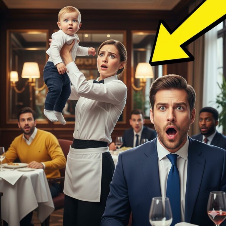 El bebé del millonario se atragantaba desesperado, hasta que una mesera tímida hizo lo impensable…