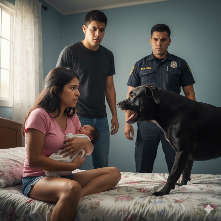 Todas las noches, el perro negro de la casa le gruñía al recién nacido, lo que hacía que el padre sospechara. Inmediatamente llamó a la policía, y a partir de entonces, descubrieron la horrible verdad debajo de la cama.