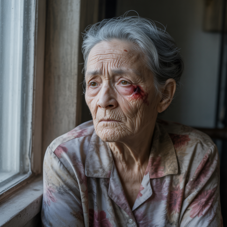UNA ANCIANA SIEMPRE APARECÍA CON MORETONES SOSPECHANDO, SU NIETA DECIDIÓ COLOCAR UNA CÁMARA…
