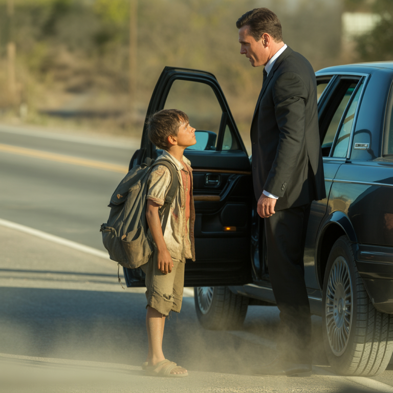 “¿PUEDO ARREGLARLO A CAMBIO DE COMIDA?” — UN MILLONARIO SE BURLÓ, SIN IMAGINAR QUIÉN ERA ESE NIÑO…