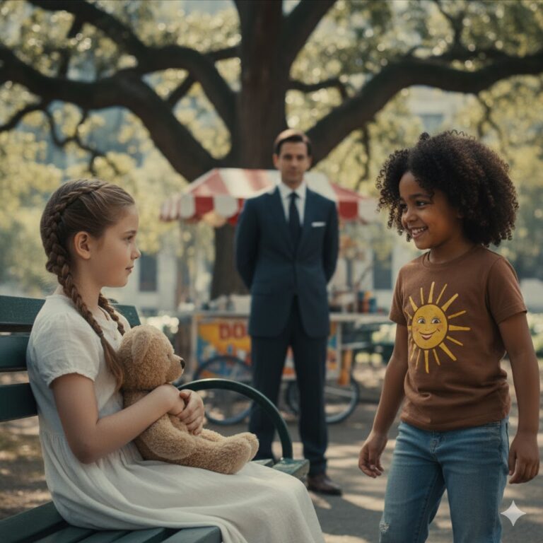 MILLONARIO VIUDO LLEVA A SU HIJA MUDA AL PARQUE… HASTA QUE UNA NIÑA DE LA CALLE HACE UN MILAGRO