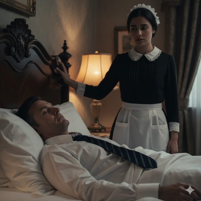 El millonario fingió dormir para poner a prueba a su tímida empleada doméstica, pero cuando abrió los ojos y vio lo que ella hacía, su corazón se detuvo…