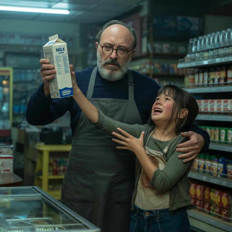 Una Niña de Diez Años fue Humillada y Expulsada por Robar Leche, pero el Millonario que lo Vio Todo le Enseñó al Mundo una Lección.