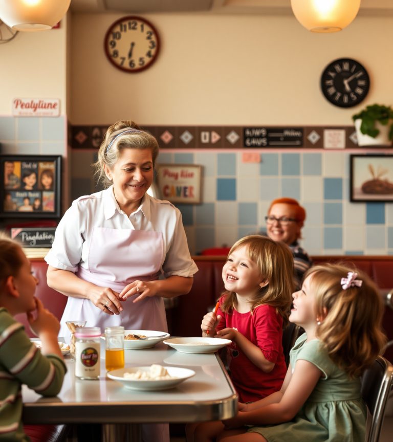Una camarera anónima pagó durante años la comida de cuatro huérfanas. Doce años después, su bondad fue recompensada en una fría noche de invierno.