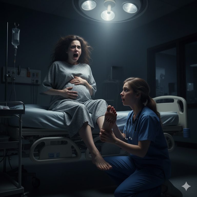 Una mañana de principios de marzo, un camión se detuvo frente a la maternidad de un pueblo. Dos guardias bajaron y sacaron a una mujer. Era evidente que estaba embarazada y de parto. Apenas podía caminar, tambaleándose por el dolor, agarrándose el estómago y la espalda baja. «¡Dense prisa!», gritaron los guardias. «¿Por qué no pudieron esperar hasta la ciudad, idiota?». La sala de urgencias estalló en conmoción cuando el personal vio a su inusual paciente.