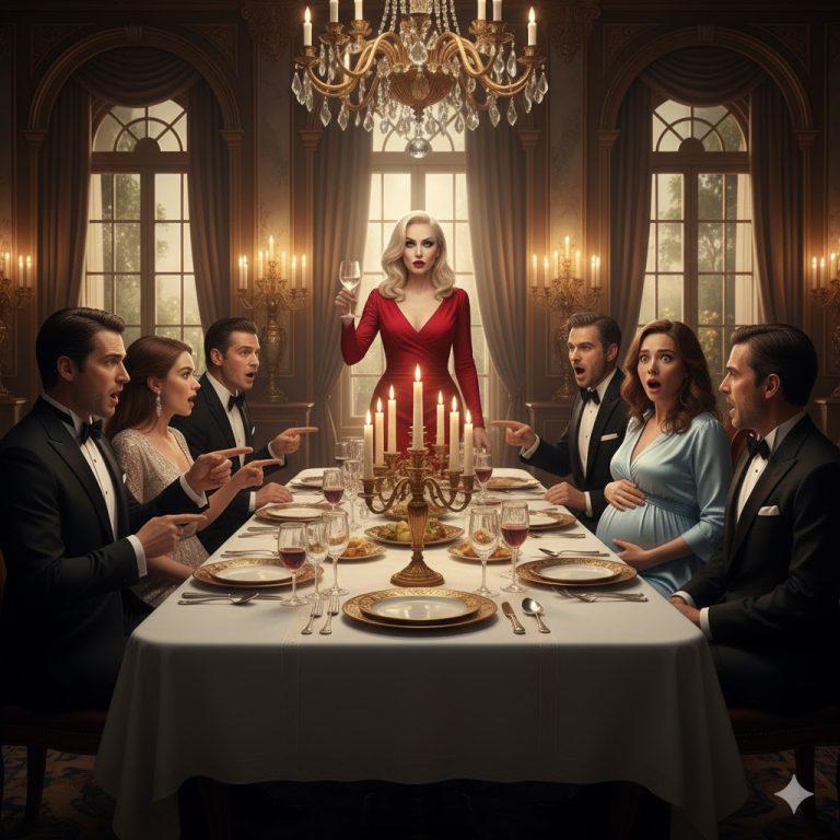 En la cena de mi cumpleaños, mi hermana anunció su embarazo con mi esposo, esperando que colapsara. “Ahora somos una familia”, dijo con desdén. Yo me quedé en silencio, levanté una copa, y su mundo se derrumbó…