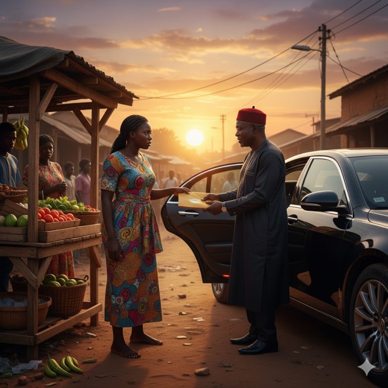 Ella pensaba que él era solo un pobre mendigo — y lo alimentaba todos los días con su poca comida… Pero una mañana su secreto la dejó sin palabras… 😲