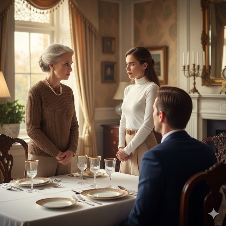 Cuando la suegra llega sin avisar tras la partida del esposo.