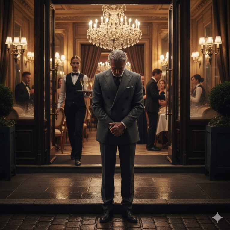 Salieron a cenar románticamente, pero cuando el hombre vio a la camarera, se le paró el corazón. Era su exesposa, la mujer que había dejado atrás, sin saber los sacrificios que había hecho para que él se convirtiera en el hombre exitoso que era hoy.