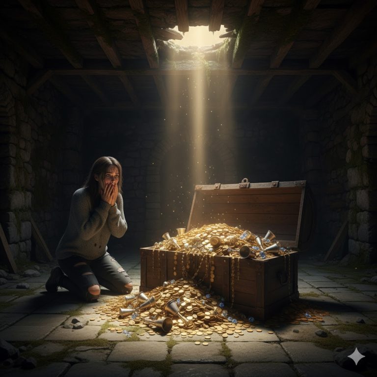 Mi esposo me dejó con nuestro hijo en su vieja choza medio en ruinas. No tenía ni idea de que debajo de esta casa se escondía una habitación secreta llena de oro.