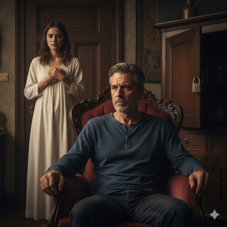 Cada vez que mi esposo se iba de viaje de negocios, mi suegro me llamaba a su habitación para una “pequeña charla”… Pero una noche, descubrí una verdad que destrozó mi vida entera.