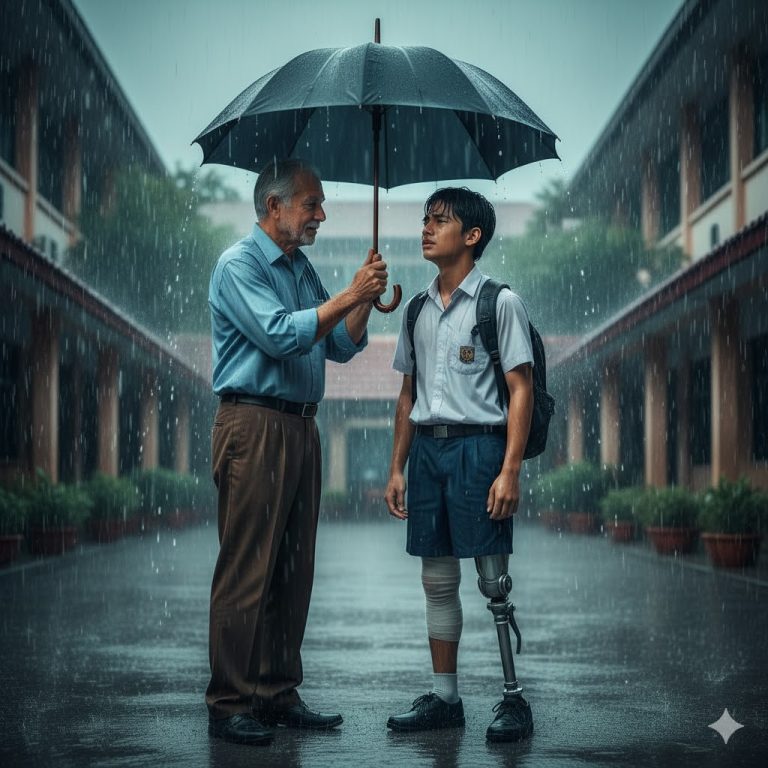 La maestra que nunca se casó adoptó a una estudiante que tenía una pierna amputada. Veinte años después, hizo llorar a toda la nación…