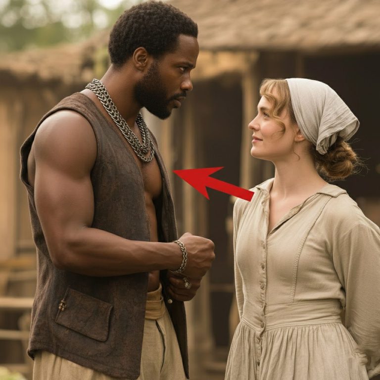 Ella llamó a un esclavo hambriento para arreglar el techo, lo que hizo después sorprendió a todos.