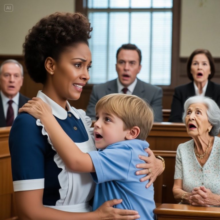 La sirvienta acusada por un millonario fue a juicio sin abogado, hasta que su hijo reveló la verdad