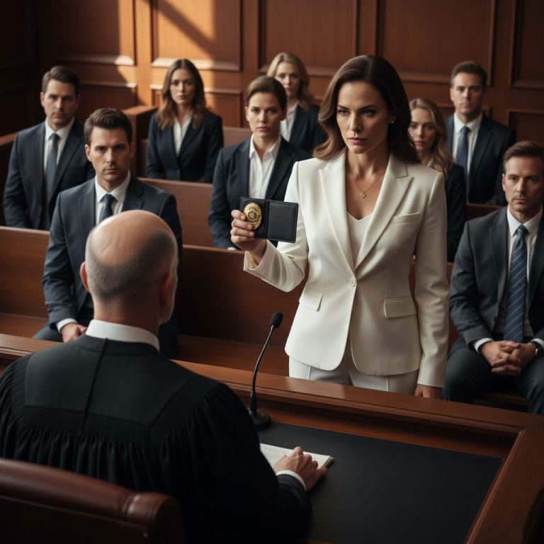 JUEZ INSULTA A UNA MUJER LATINA… PERO SE CONGELA CUANDO ELLA MUESTRA SU INSIGNIA Y ORDENA SU ARRESTO…