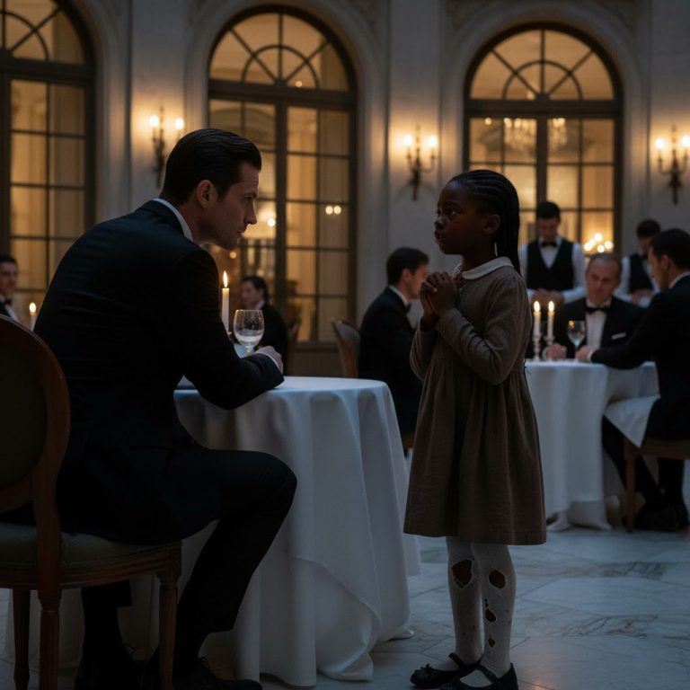 “¿Tiene algo de sobras?”, susurró el niño hambriento. La respuesta del multimillonario hizo llorar a todos…