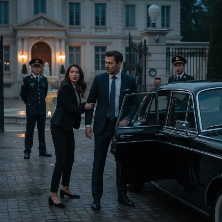 La niña oyó a los guardias hablar en chino y advirtió al millonario que no subiera el auto