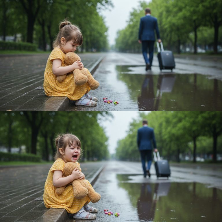MILLONARIO ENCUENTRA A SU HIJA JUGANDO ABANDONADA EN LA CALLE AL DESCUBRIR EL MOTIVO ¡QUEDA EN SHOCK