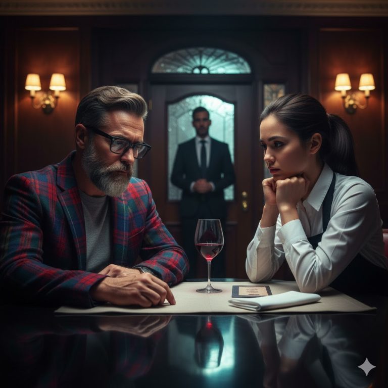 El Millonario Encubierto Pide un Filete — La Camarera le Entrega una Nota que lo Deja Helado