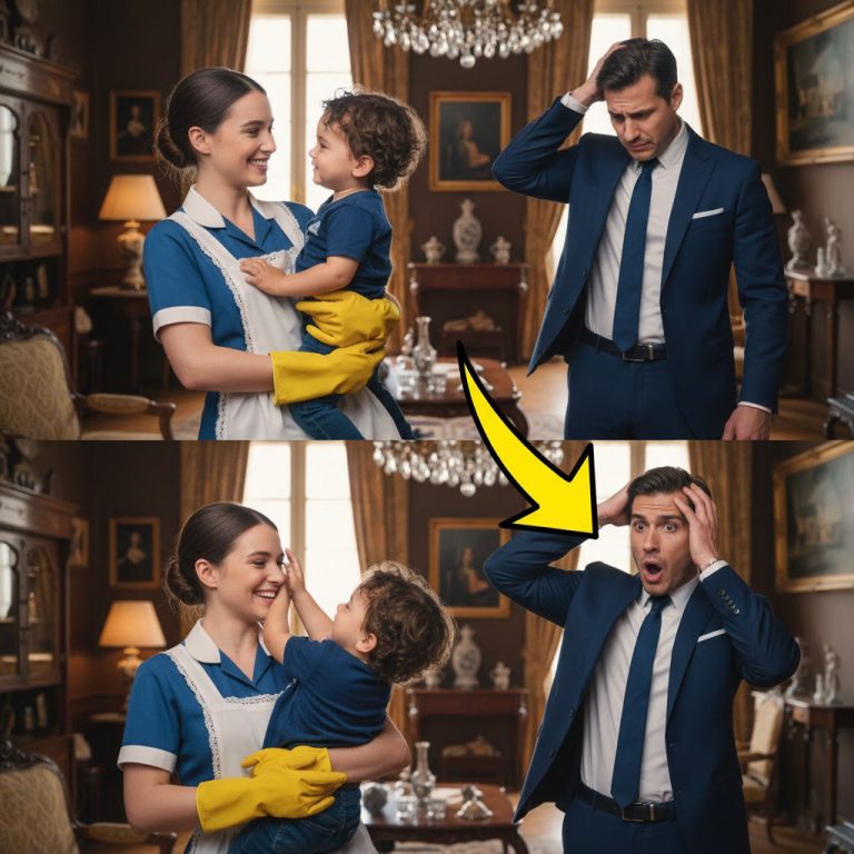 EL BEBÉ DEL MILLONARIO MORDIÓ A TODAS LAS NIÑERAS… PERO SONRIÓ A ESTA EMPLEADA