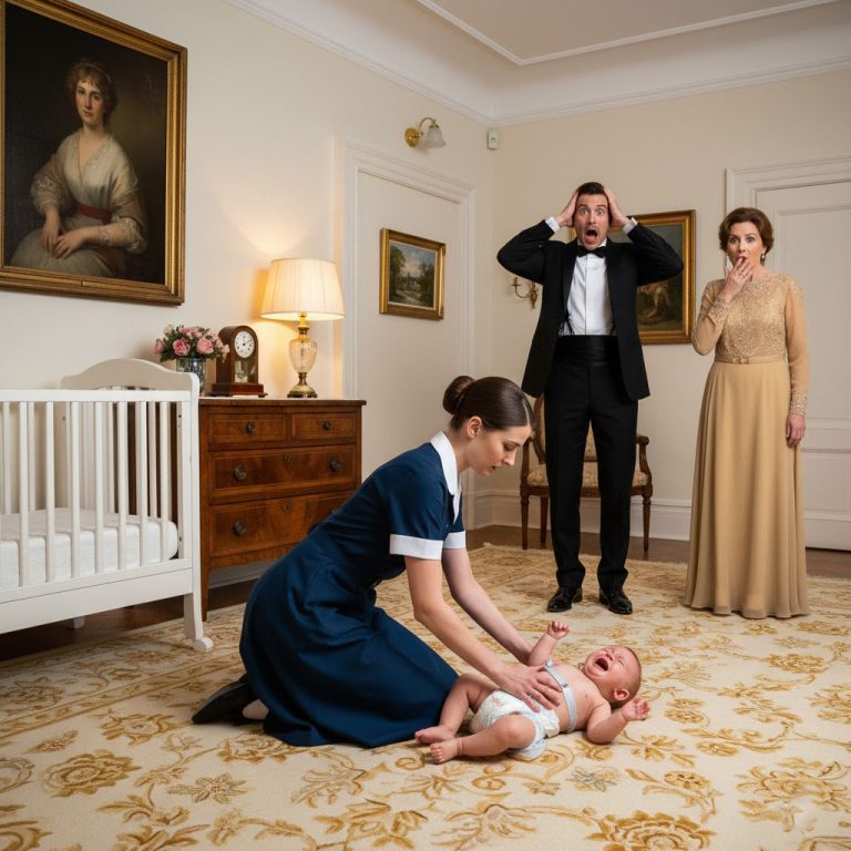 “¡NO RESPIRA!” EL BEBÉ HEREDERO SE MORÍA AHOGADO. LA DECISIÓN PROHIBIDA DE LA NIÑERA CAMBIÓ EL DESTINO DE TODOS PARA SIEMPRE.