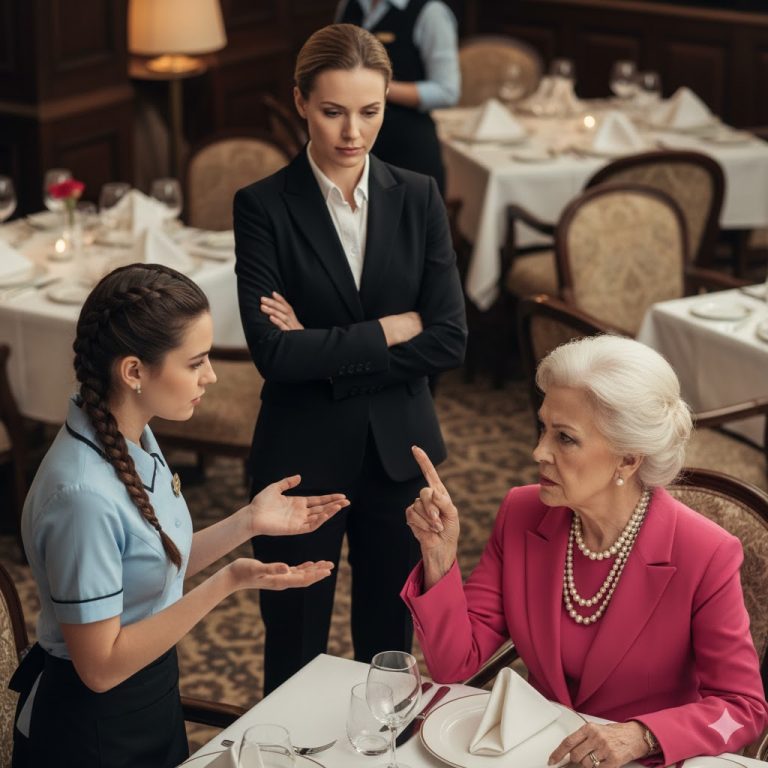 Humilde mesera atiende a la madre sorda de un millonario — Su secreto dejó a todos sin palabras…