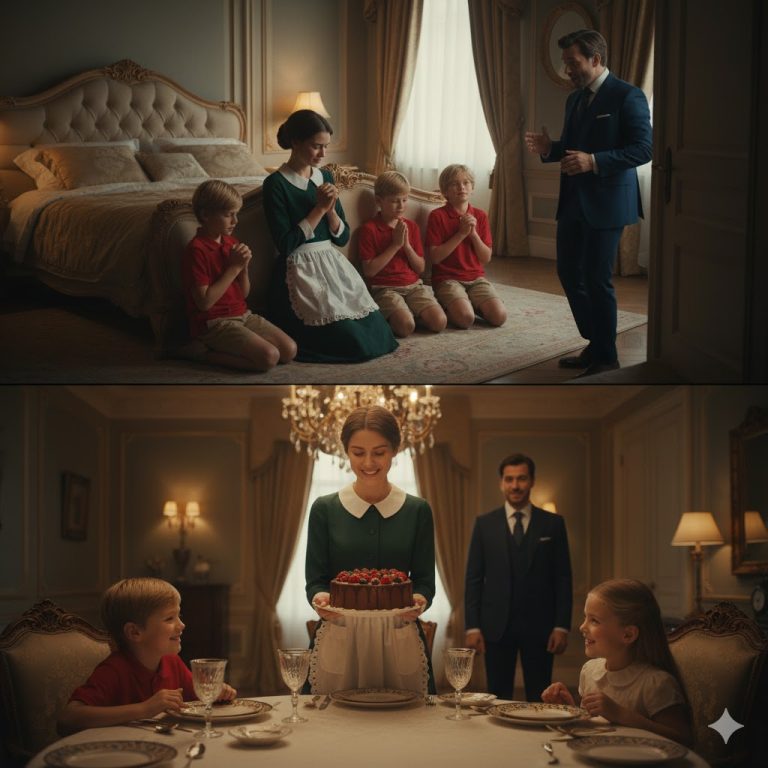 MILLONARIO LLEGÓ SIN AVISAR Y VIO A LA NIÑERA CON SUS HIJOS… LO QUE VIO LO HIZO ENAMORARSE…